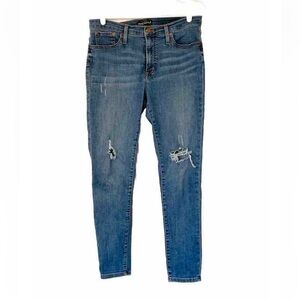 J.CREW MERCANTILE jeans size 30 blue denim distressed cotton blend